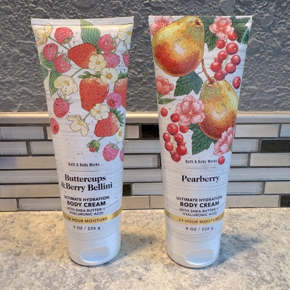 Bath & Body Works Other - Bath & Body Works Body Cream Set Buttercups & Berry Bellini/Pearberry
